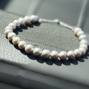 Authentic Pearl Bracelet Sterling Silver